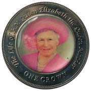 1 Crown - Elizabeth II The Queen Mother; Pink outfit, United Kingdom, 2005 reverse image