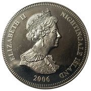 1 Crown - Elizabeth II 80th Birthday ; 1st Portrait obverse image