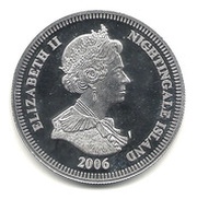 1 Crown - Elizabeth II 80th Birthday ; 2nd Portrait ; Silver Proof Issue obverse image