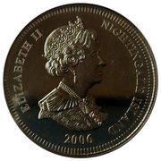 1 Crown - Elizabeth II 80th Birthday ; 3rd Portrait full bust obverse image