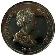 1 Crown - Elizabeth II 80th Birthday ; 3rd Portrait, small version obverse image