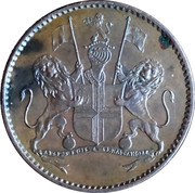 ½ Penny British East India Company obverse image
