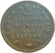 ½ Penny Solomon, Dickson and Taylor obverse image