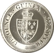 10 Pence - Elizabeth II Spade Guinea shield, 1/10 oz silver, United Kingdom, 2020-2022 reverse image