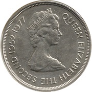25 Pence - Elizabeth II Silver Jubilee obverse image