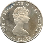25 Pence - Elizabeth II Wedding of Prince Charles and Lady Diana obverse image