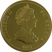 25 Pence - Elizabeth II St. George and the Dragon obverse image