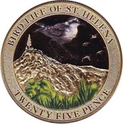 25 Pence - Elizabeth II Bird Life - Wirebird reverse image