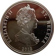 25 Pence - Elizabeth II Napoleon on His Death Bed obverse image
