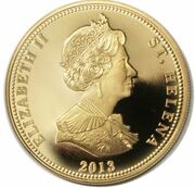 25 Pence - Elizabeth II Battle of San Dominingo obverse image