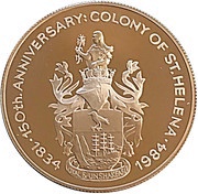 50 Pence - Elizabeth II Colony, United Kingdom, 1984 reverse image