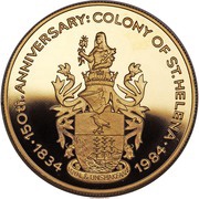 50 Pence - Elizabeth II Colony, United Kingdom, 1984 reverse image
