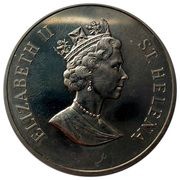 50 Pence - Elizabeth II Rainpiper bird obverse image