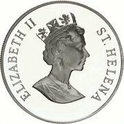 50 Pence - Elizabeth II Rainpiper bird obverse image
