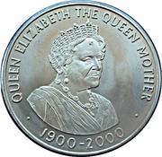 50 Pence - Elizabeth II Queen Mother, United Kingdom, 2000 reverse image