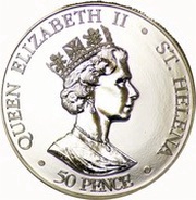 50 Pence - Elizabeth II Victoria obverse image