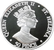 50 Pence - Elizabeth II The Queen Mother, Silver obverse image