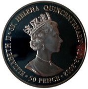 50 Pence - Elizabeth II Discovery obverse image