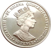 50 Pence - Elizabeth II HMS Northumberland obverse image
