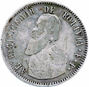 1 Melgarejo Monetary Medal obverse image