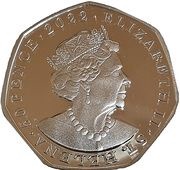 50 Pence - Elizabeth II Aesop's Fables obverse image
