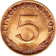 5 Centavos reverse image