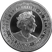 1 Pound - Elizabeth II Chinese Trade dollar obverse image