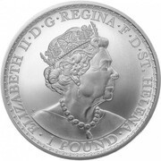 1 Pound - Elizabeth II Una and The Lion obverse image