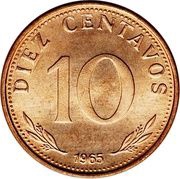 10 Centavos reverse image