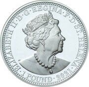 1 Pound - Elizabeth II Three Graces obverse image