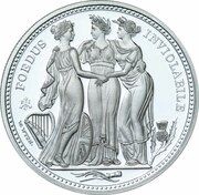 1 Pound - Elizabeth II Three Graces, United Kingdom, 2021 reverse image