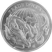 1 Pound - Elizabeth II Chinese Trade Dollar, United Kingdom, 2021 reverse image