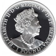 1 Pound - Elizabeth II Una and The Lion obverse image
