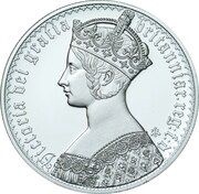 1 Pound - Elizabeth II Gothic Victoria Crown, United Kingdom, 2022 reverse image
