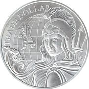 1 Pound - Elizabeth II British Trade dollar, United Kingdom, 2022 reverse image