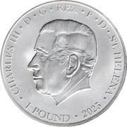 1 Pound - Charles III US Trade Dollar obverse image