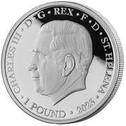 1 Pound - Charles III St. George and the Dragon obverse image
