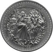 1 Pound - Charles III Una and The Lion, United Kingdom, 2023 reverse image
