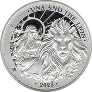 1 Pound - Charles III Una and The Lion, United Kingdom, 2023 reverse image