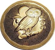 1 Pound - Charles III Owl of Athens; 1 oz Fine Silver, United Kingdom, 2024 reverse image