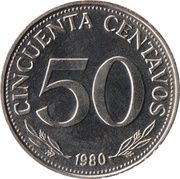 50 Centavos reverse image