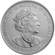 2 Pounds - Elizabeth II Una and The Lion obverse image
