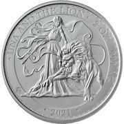 2 Pounds - Elizabeth II Una and The Lion, United Kingdom, 2021 reverse image