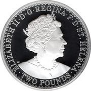 2 Pounds - Elizabeth II The Gothic Crown obverse image