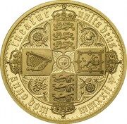 5 Pounds - Elizabeth II Gothic Crown, United Kingdom, 2022 reverse image