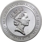 5 Pounds - Elizabeth II Victory obverse image