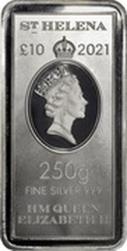 10 Pounds - Elizabeth II East India Company - 250g obverse image