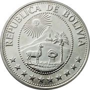 1 Peso Boliviano obverse image