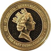 25 Pounds - Elizabeth II Rose Crown Shield Guinea obverse image