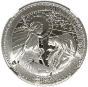 1 Pound - Elizabeth II Posthumous; Una and the Lion, United Kingdom, 2023 reverse image